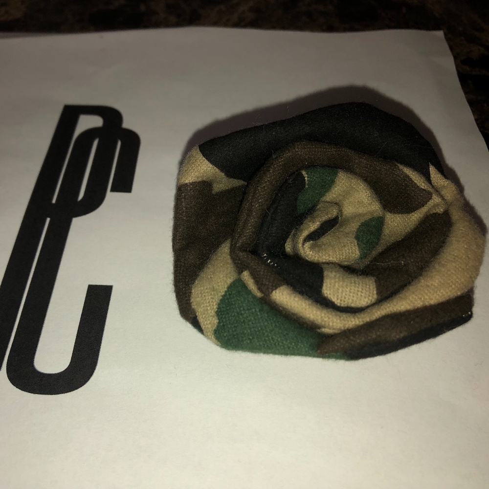 ADEEN NYC Camouflage Flower Pin